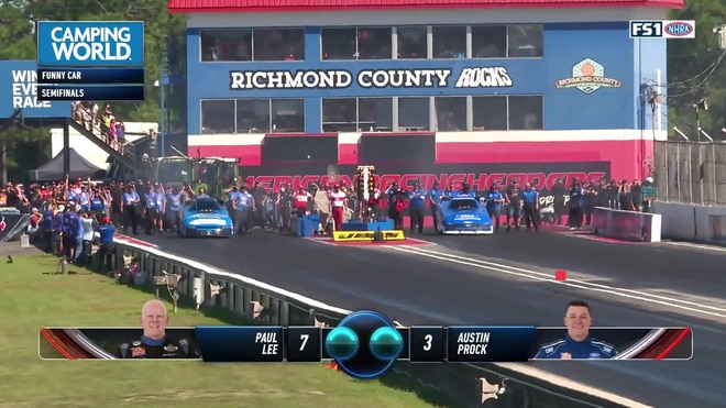 Paul Lee storms into Nitro Funny Car final to face Matt Hagan