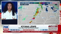 Kiyana Lewis highlights widespread severe storm threat