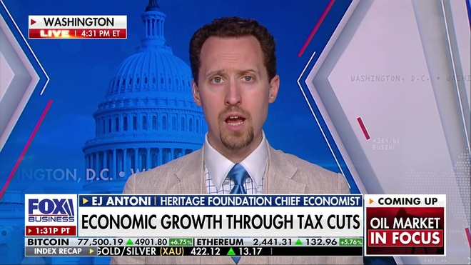 EJ Antoni argues U.S. has a spending problem, not a revenue problem