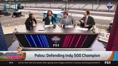 Nick Wright chugs milk for Indy 500 tradition
