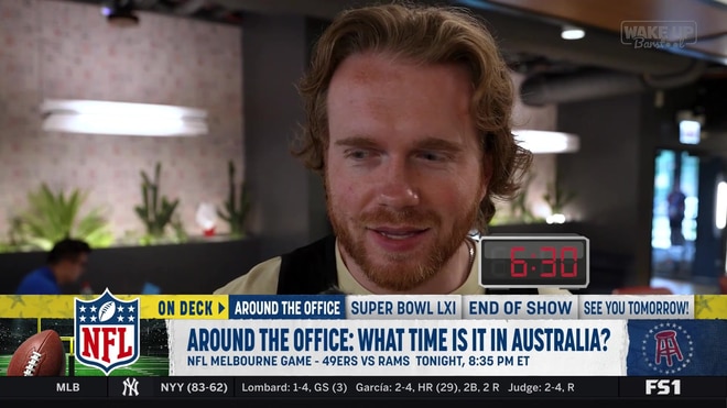 The Wake Up Barstool crew struggles to calculate Australia's time zone