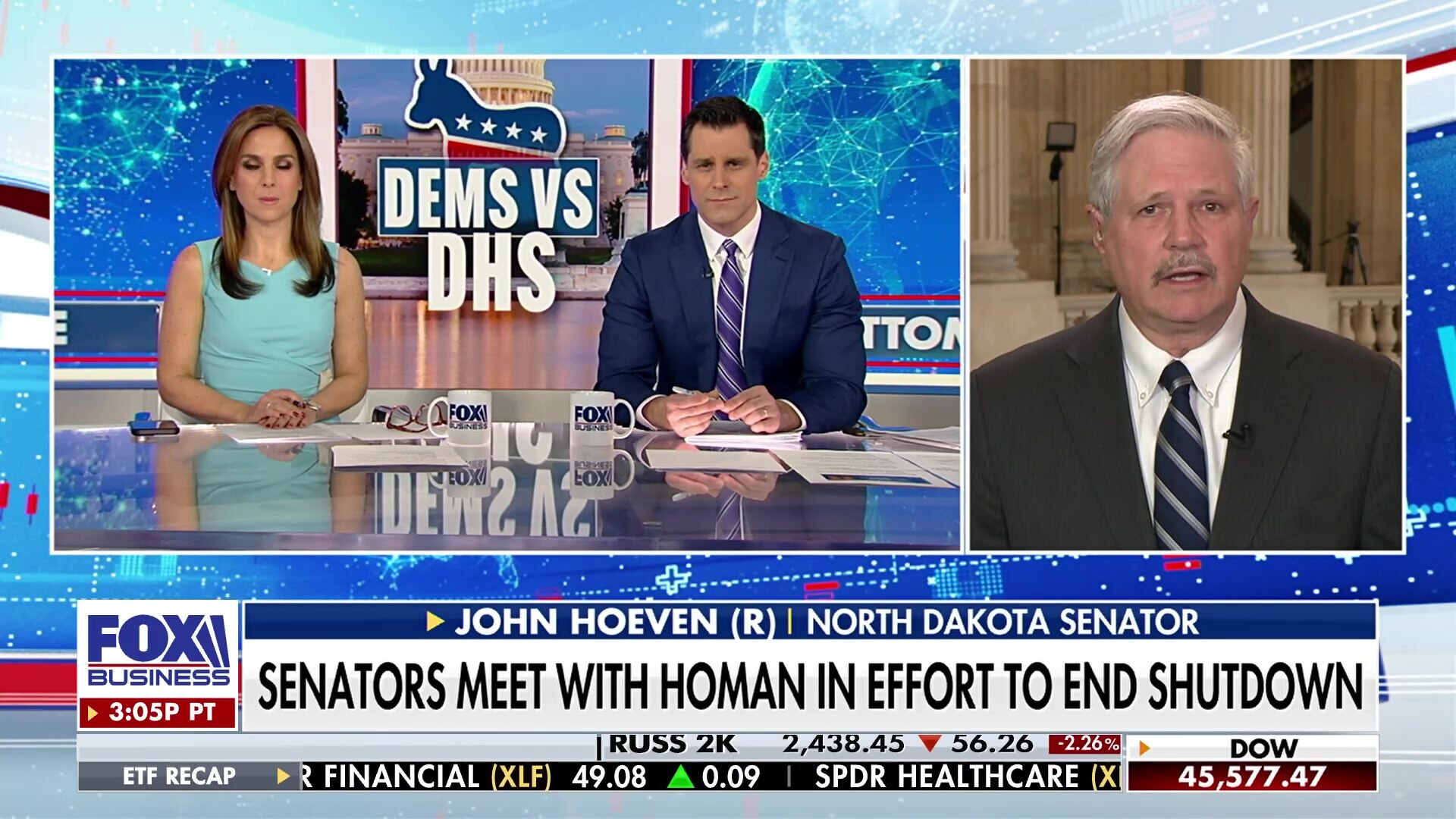 Senator Hoeven criticizes Democrats' "shutdown games" impact on daily lives