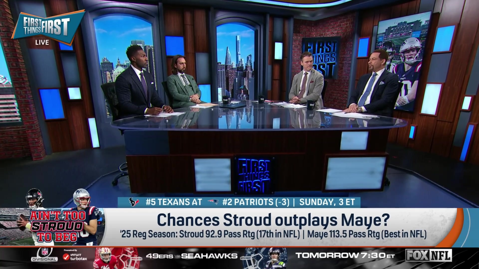 Can C.J. Stroud outplay Drake Maye this Sunday?