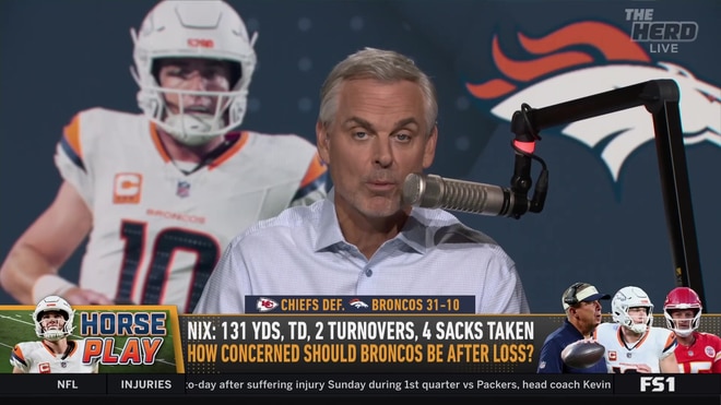 Colin Cowherd explains why Bo Nix is in trouble after Week 1