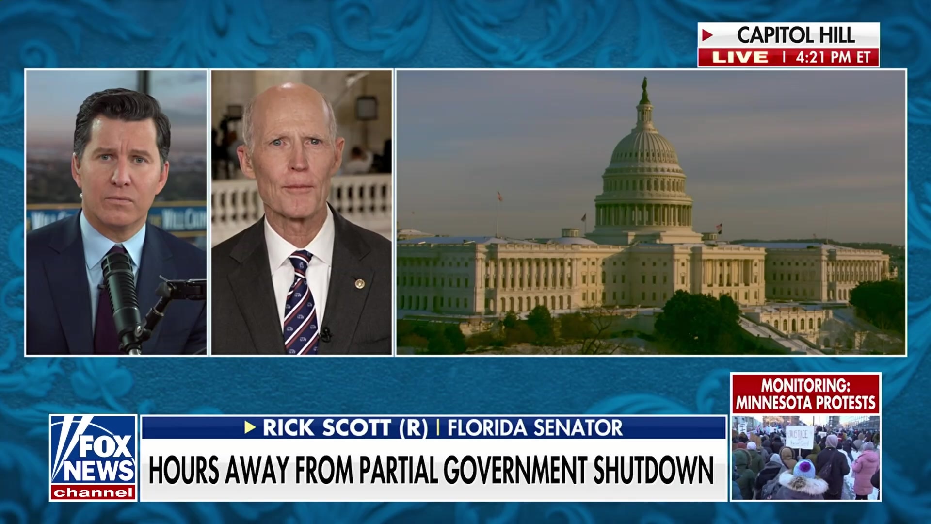 Senator Rick Scott says Republicans have 'no leverage' against Democratic demands for government funding