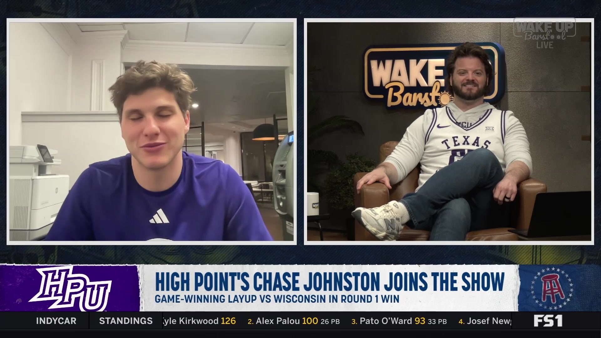Chase Johnston addresses his season-long two-point shot drought