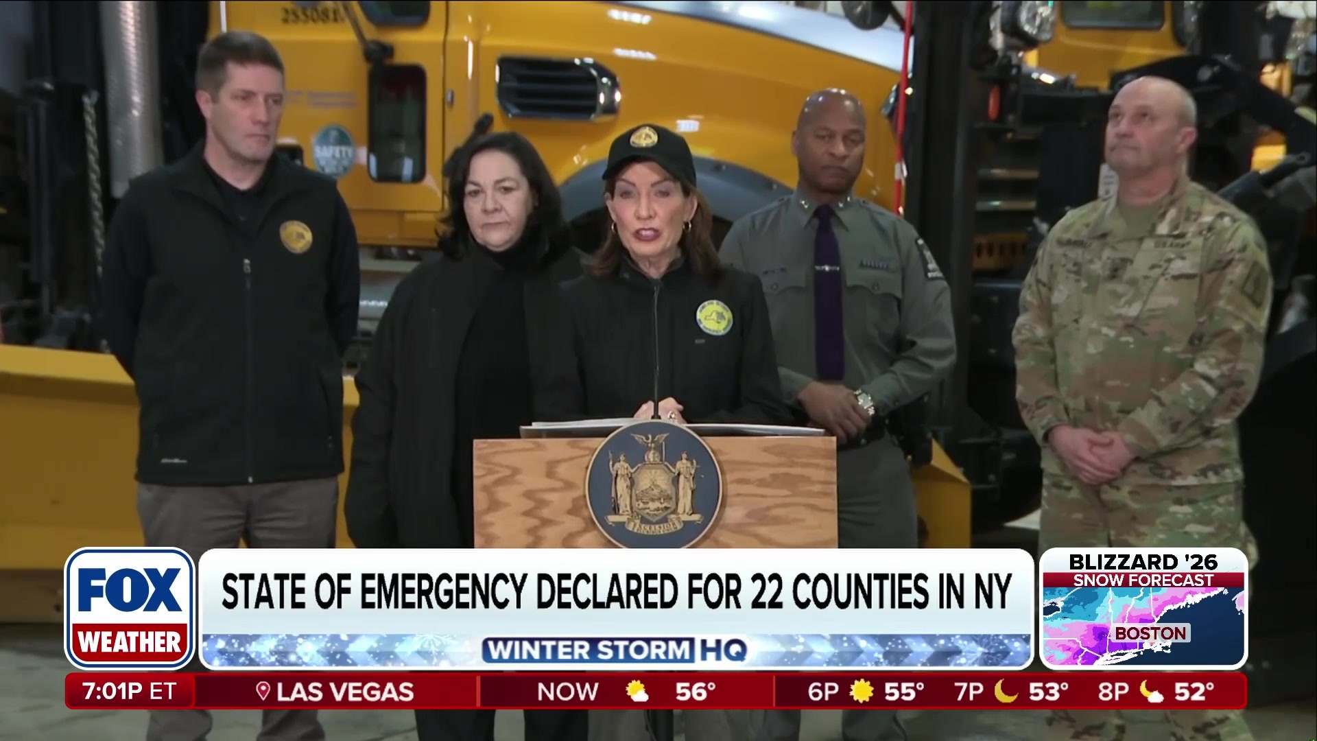 New York Governor Hochul declares state of emergency for 22 counties