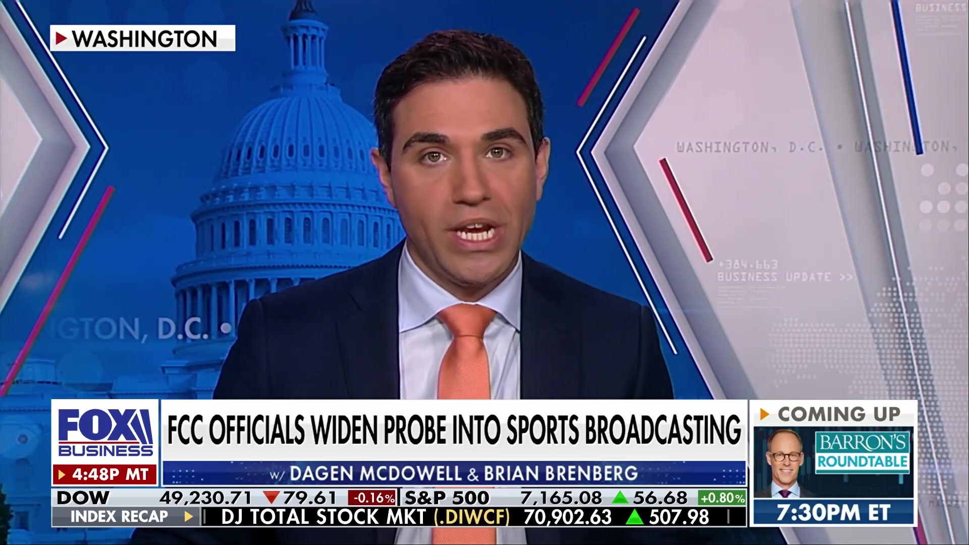 DOJ investigates sports streaming, FCC Chair warns against 'elite activity'