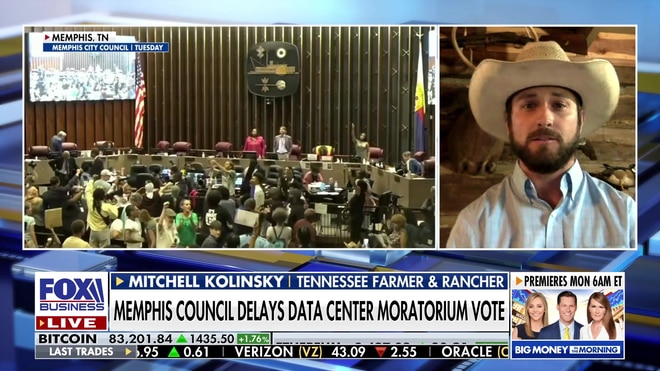 Tennessee rancher Mitchell Kolinsky weighs in on diesel prices and data centers