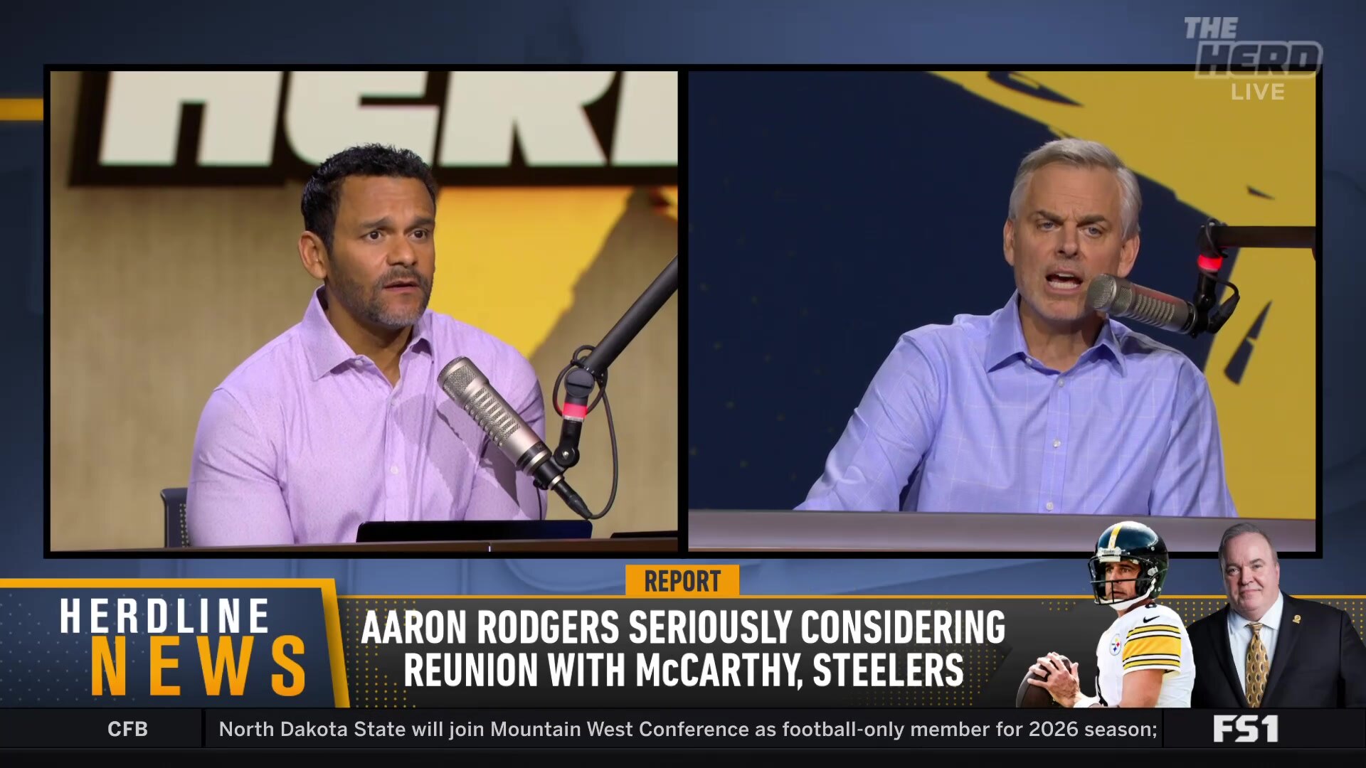 Colin Cowherd ranks Aaron Rodgers as an eighth-best AFC quarterback