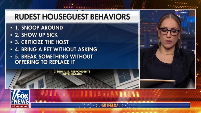 Kat Timpf shares the five rudest houseguest behaviors