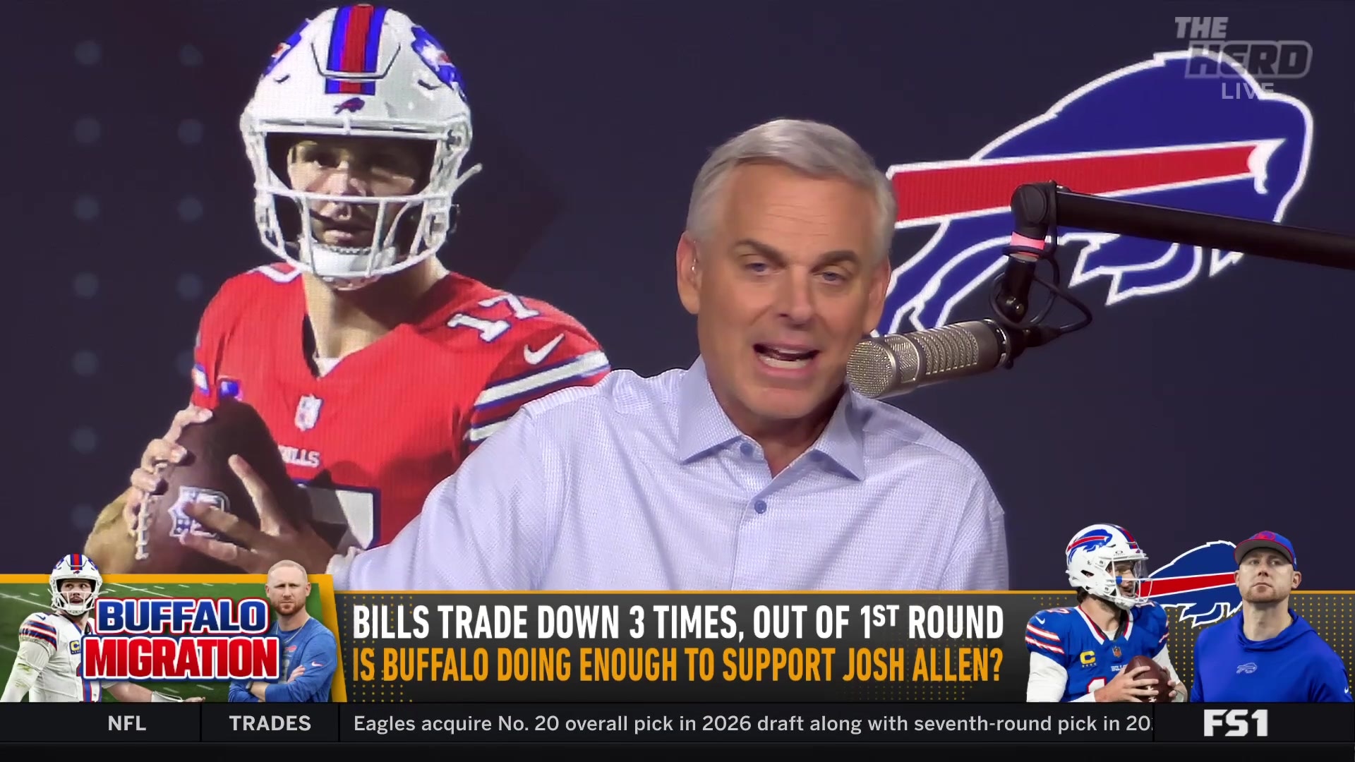 Colin Cowherd praises Buffalo Bills' draft strategy