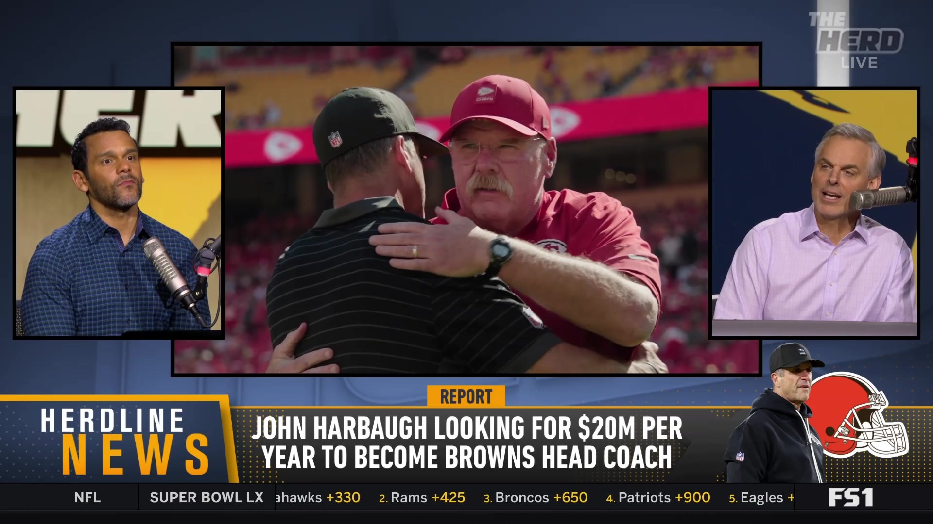 Colin Cowherd questions excessive power for NFL head coaches