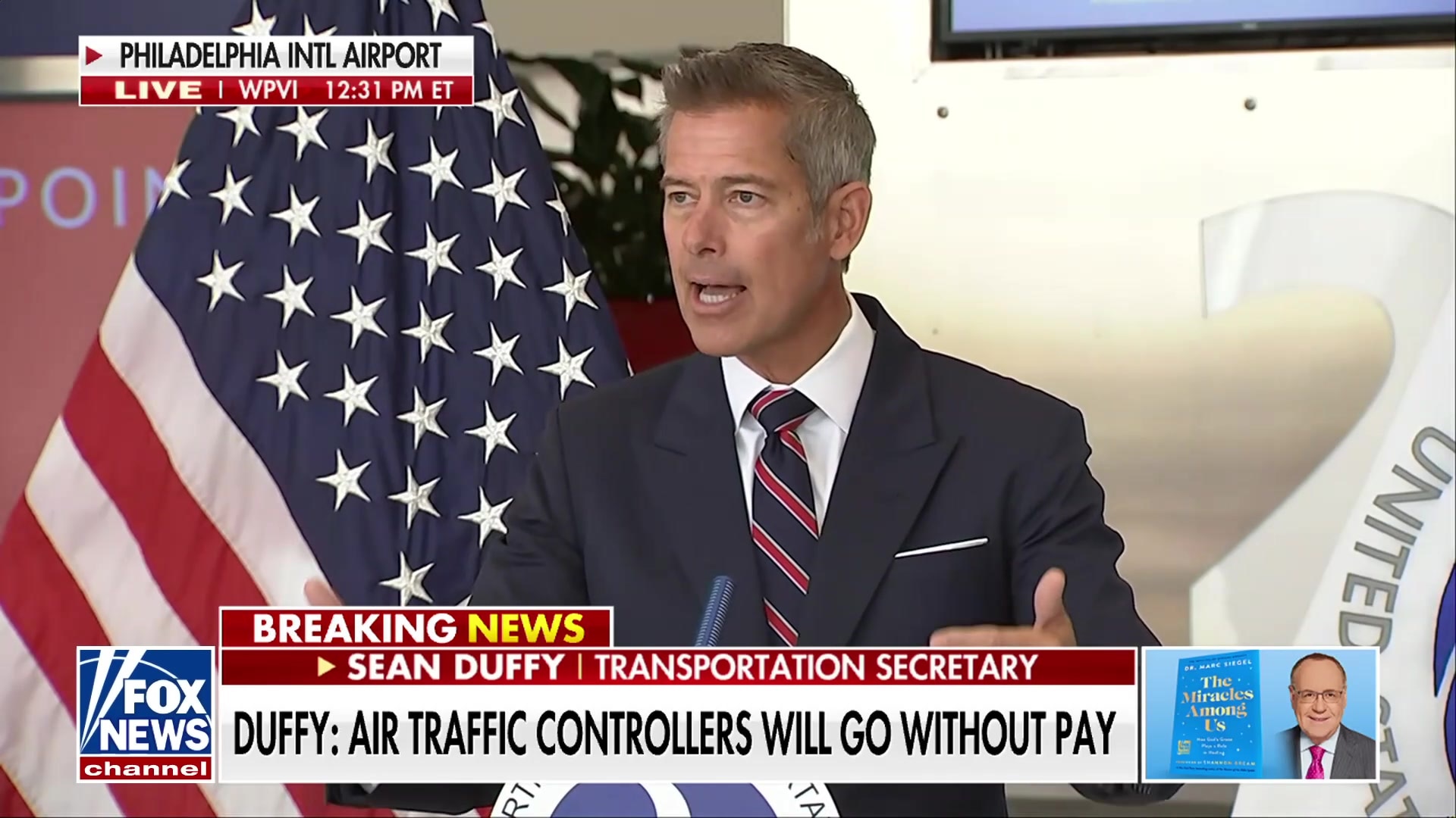 Sean Duffy warns of air traffic controller shortage and trainees 'bailing' due to shutdown uncertainty
