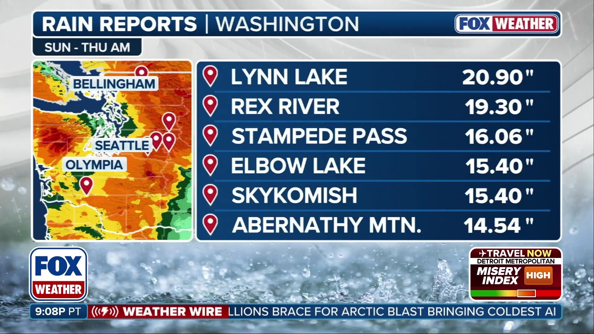 Washington State experiences historic rainfall and severe river flooding