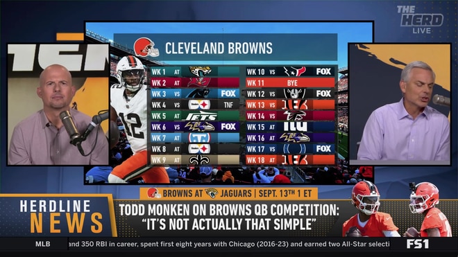 Colin Cowherd and Jason McIntyre break down the Browns QB situation