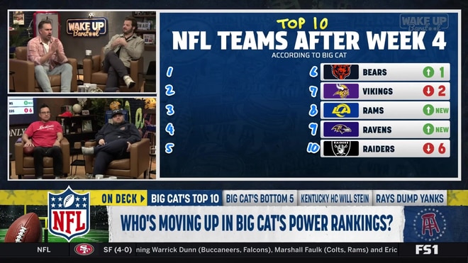 Big Cat explains why the Chicago Bears are ranked #6 in his power rankings