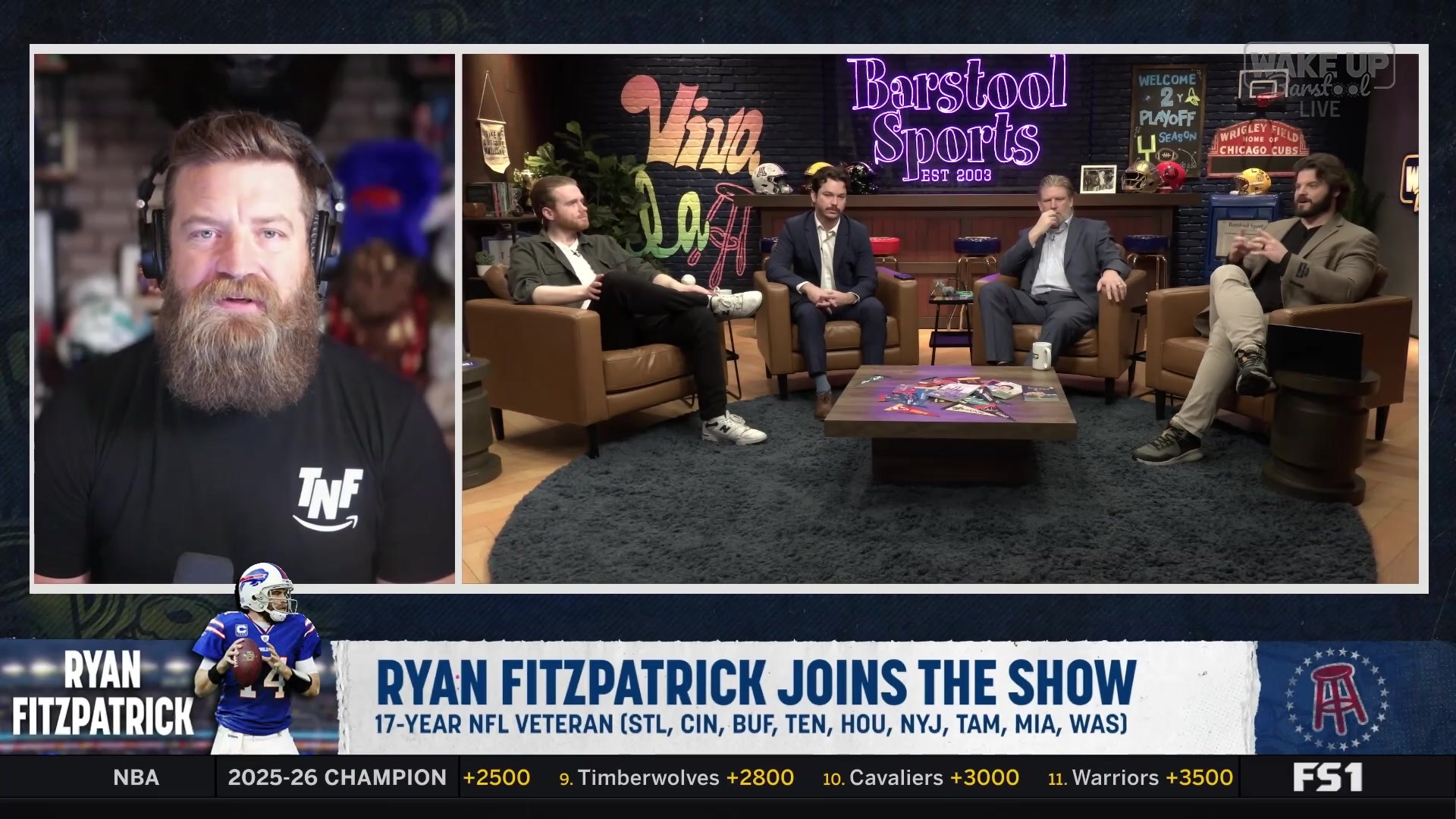 Ryan Fitzpatrick predicts Buffalo Bills Super Bowl victory