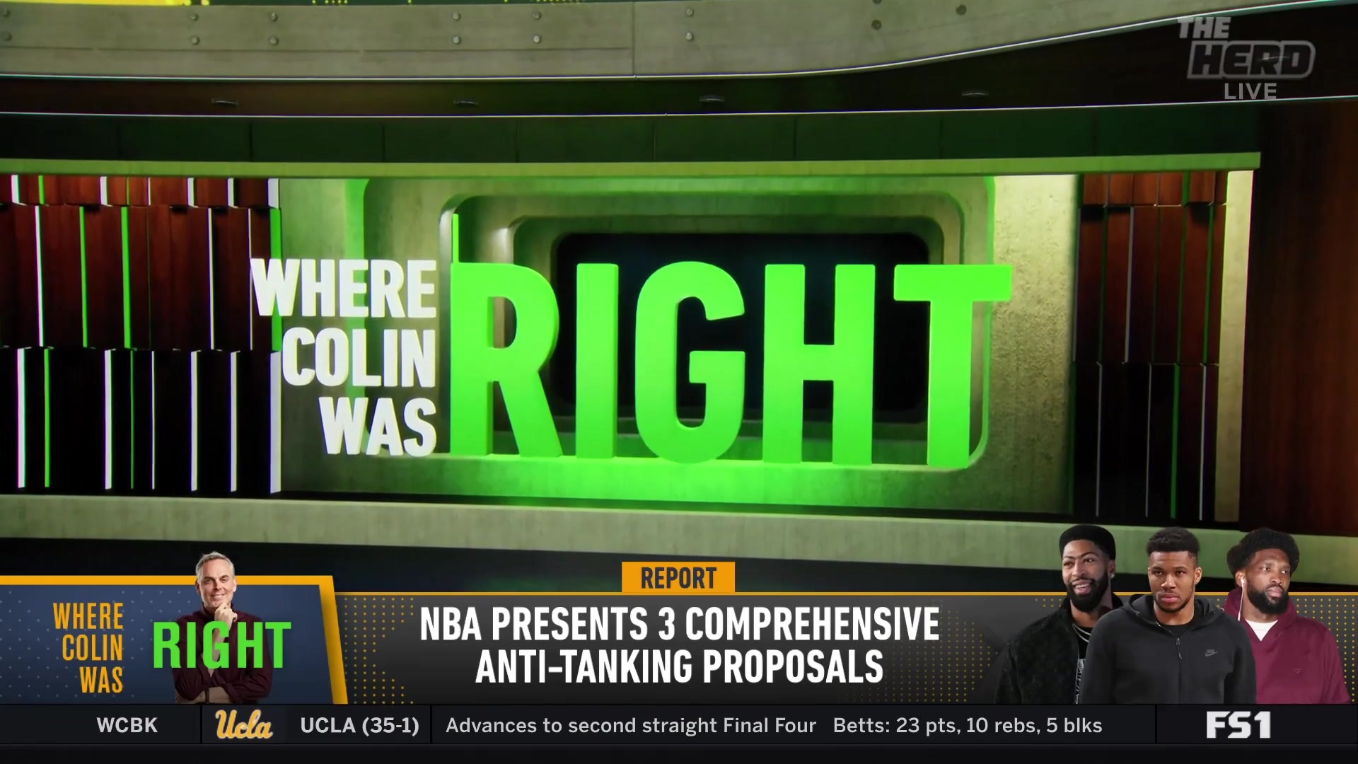 Colin was right about NBA anti-tanking proposals
