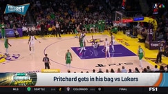 Pritchard gets in his bag versus Lakers