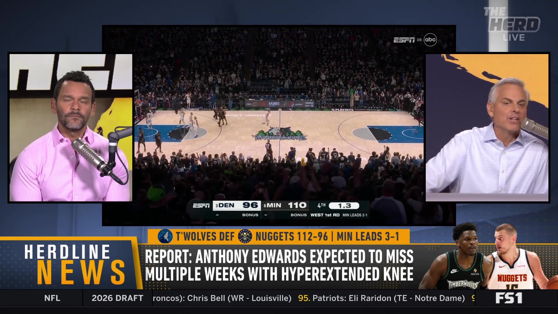 Nikola Jokic's Playoff Frustration Boils Over with Jaden McDaniels