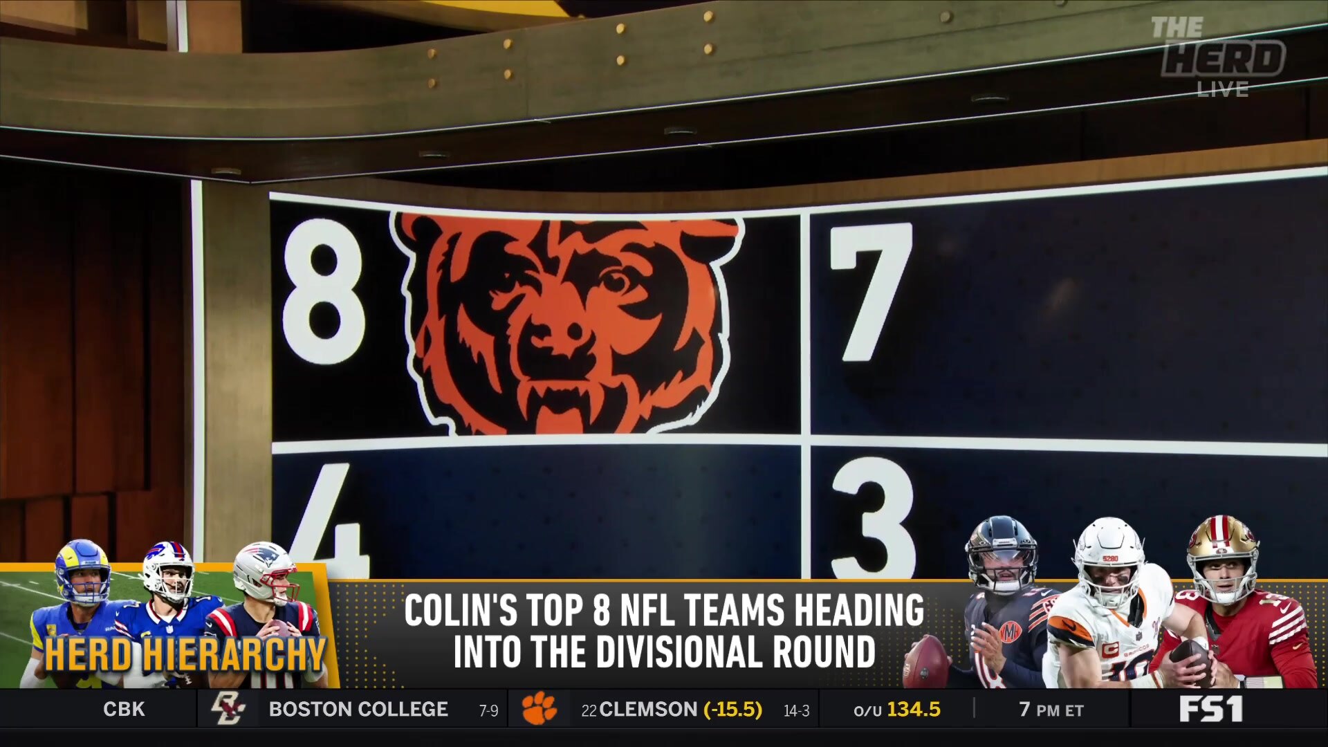 Colin Cowherd's concerns about the Chicago Bears