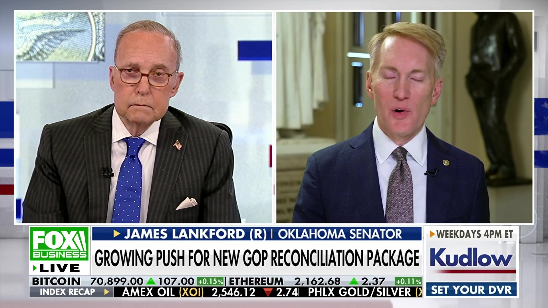 Senator Lankford debates reconciliation for national priorities