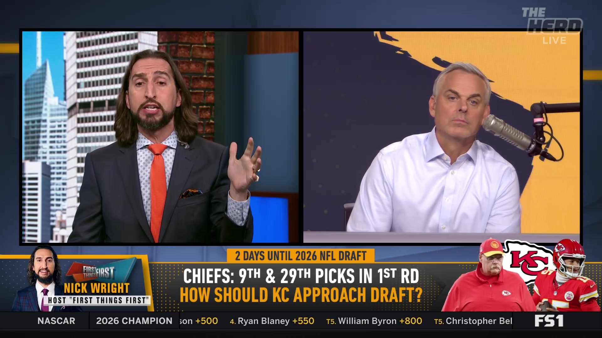 Nick Wright: Chiefs Must Draft a Pass Rusher at Pick 9