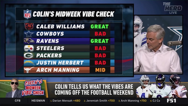 Colin Cowherd explains why Arch Manning's performance was 'Mid'