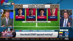 How should USMNT approach Turkiye match, given yellow cards?