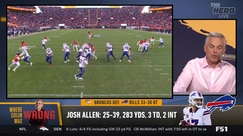 Colin Cowherd was wrong about Josh Allen's playoff performance
