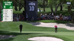 Tyrrell Hatton misses birdie putt on Hole 10, drops to -9