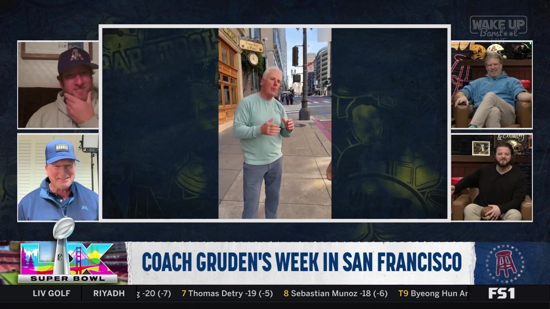Coach Jon Gruden reunites with Rich Gannon in San Francisco