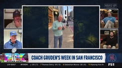 Coach Jon Gruden reunites with Rich Gannon in San Francisco