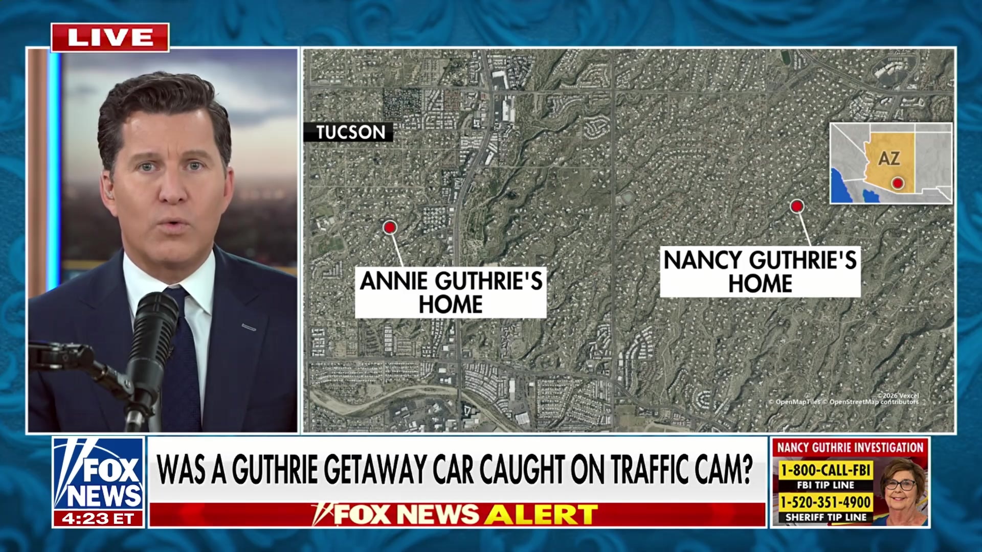 Paul Mauro highlights challenges in Nancy Guthrie investigation due to Arizona's one-plate law
