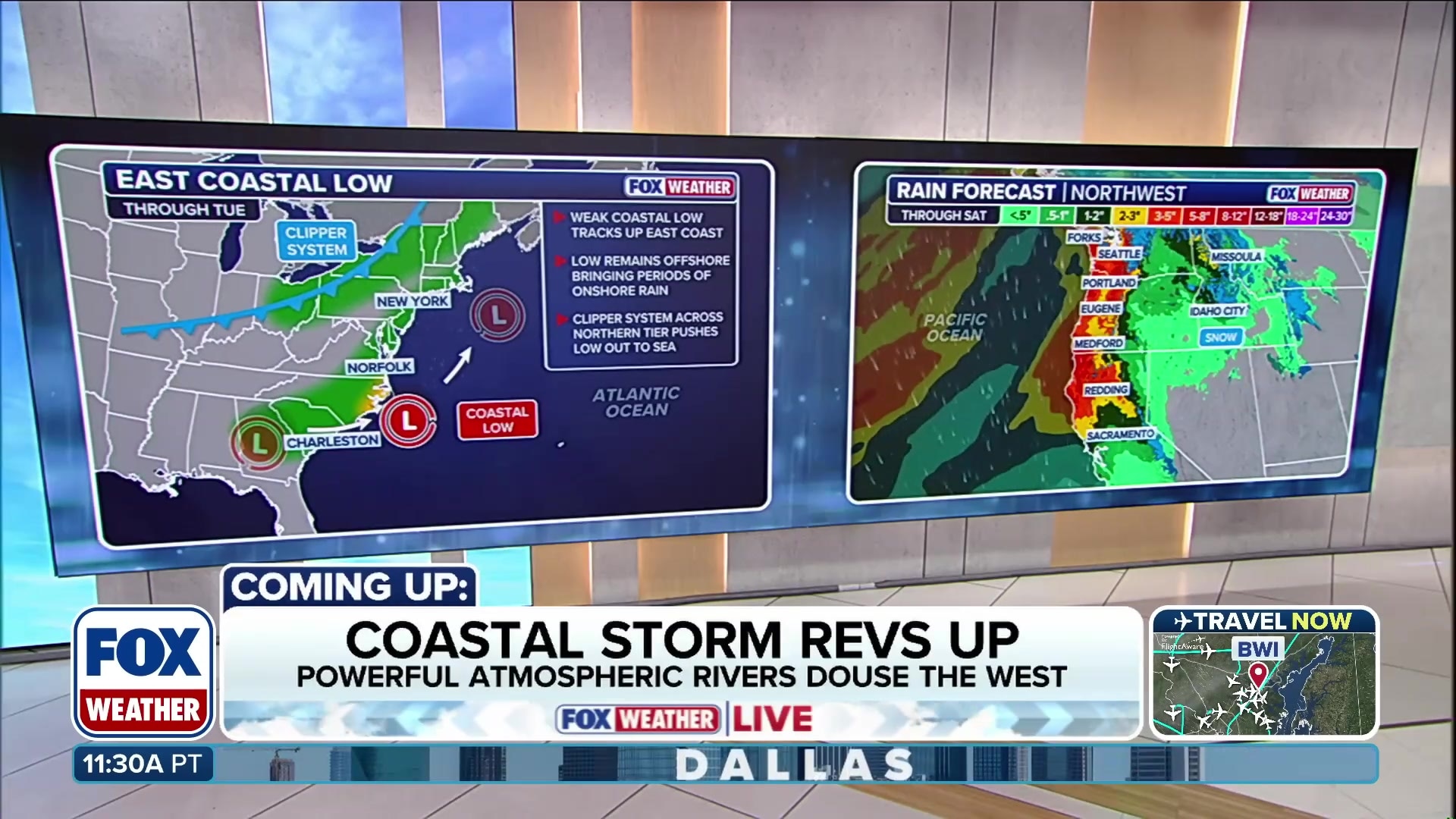 Watch Coastal storm revs up on East Coast, atmospheric rivers douse ...