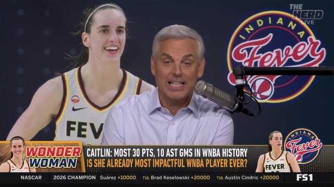 Colin Cowherd: Caitlin Clark and WNBA controversy drive ratings