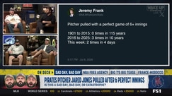 Pirates pull Jared Jones after 6 perfect innings