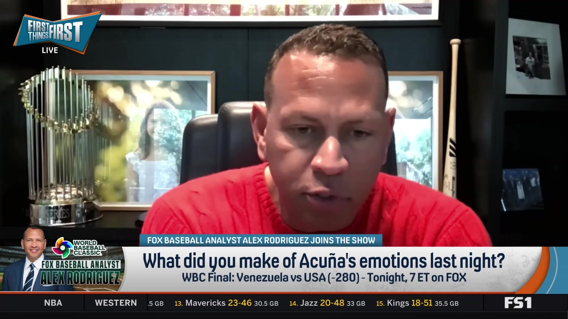 Alex Rodriguez on Ronald Acuña Jr.'s emotional WBC reaction