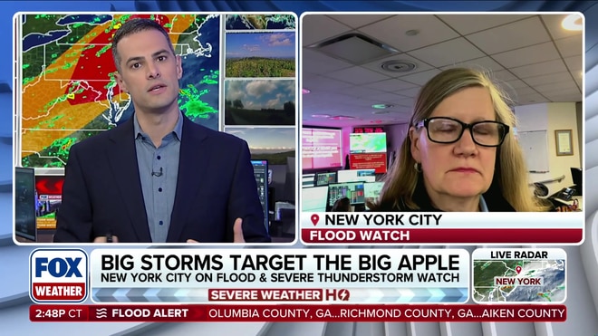 Christina Farrell discusses New York City flood risks as severe storms loom