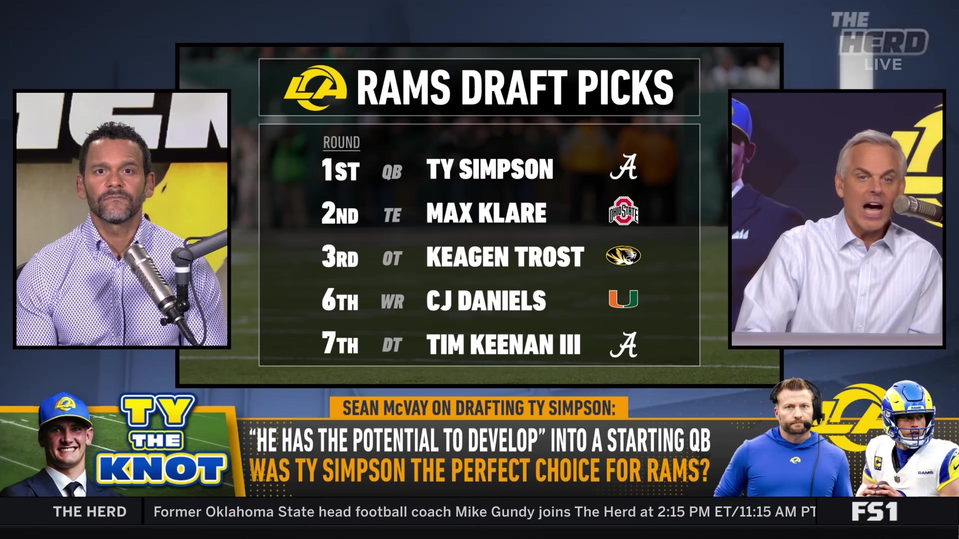Jason McIntyre debates Rams' draft strategy & depth