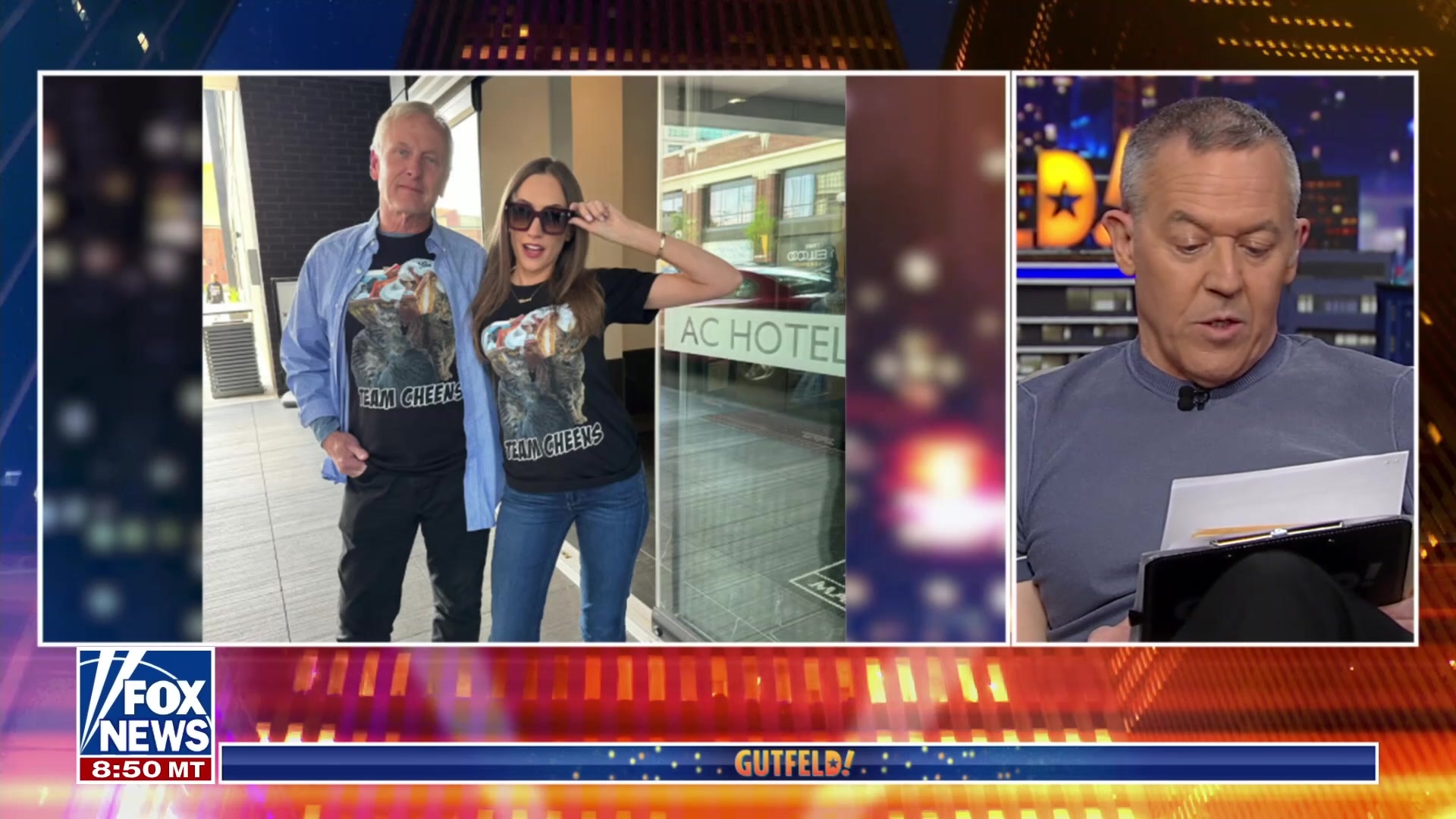 Greg Gutfeld shares heartbreaking news about Kat Timpf's father