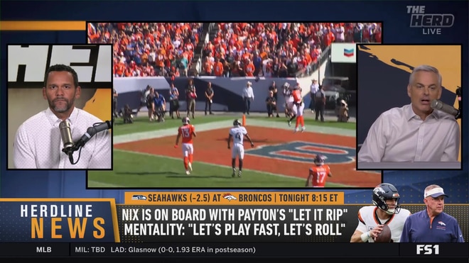 Colin Cowherd reacts to Broncos QB Bo Nix admitting he overanalyzes on the field