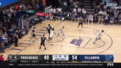 Tyler Perkins sinks a three-point jump shot