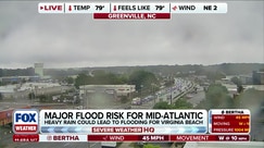 Kailey Schuyler reports on the tropical moisture flood threat at Virginia Beach