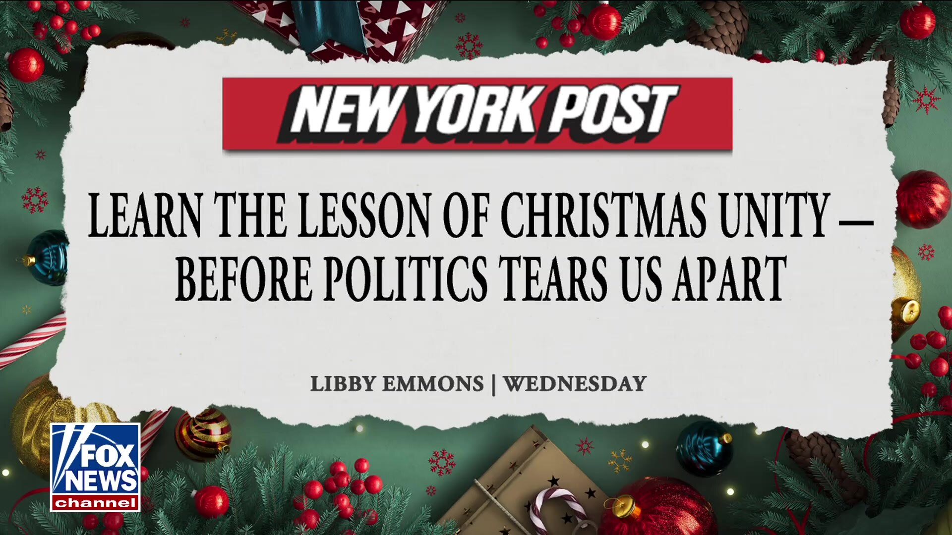 Libby Emmons shares advice for keeping Christmas peace amid political divides