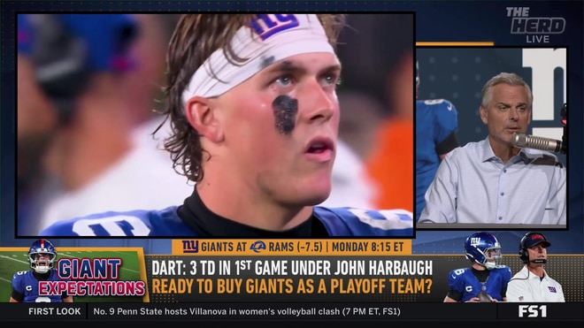 Colin Cowherd places New York Giants in his Week 2 Herd Hierarchy