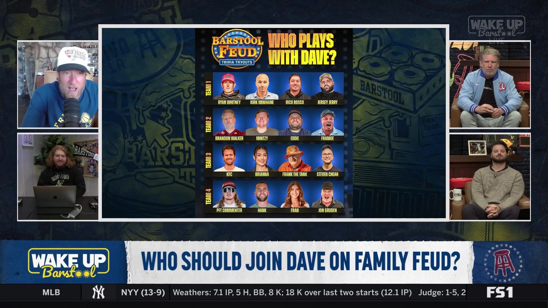 Brandon Walker's fiery reaction to his Family Feud teammate