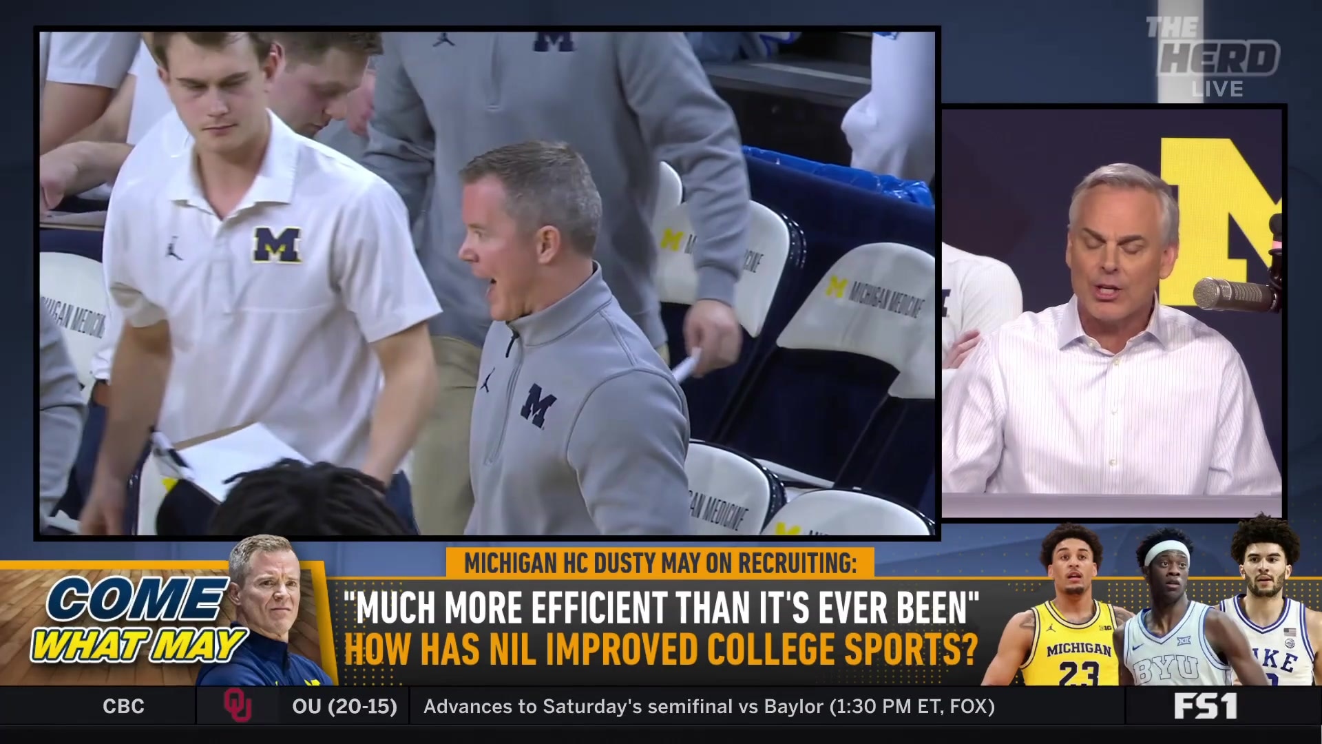 Colin Cowherd: NIL made college recruiting more efficient and less "groveling"
