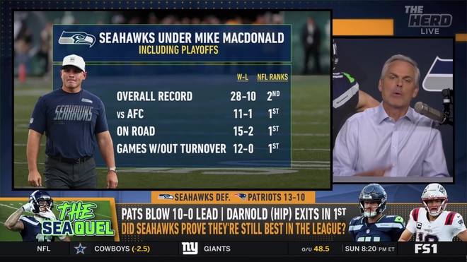 Colin Cowherd explains why the Seattle Seahawks are an athletic avalanche
